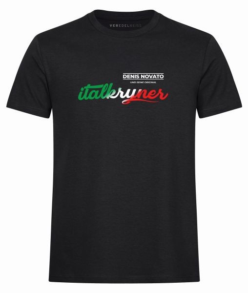 Italkryner T-Shirt schwarz Print Italy