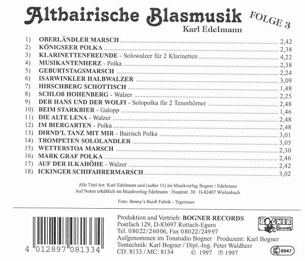 Altbairische Blasmusik 3